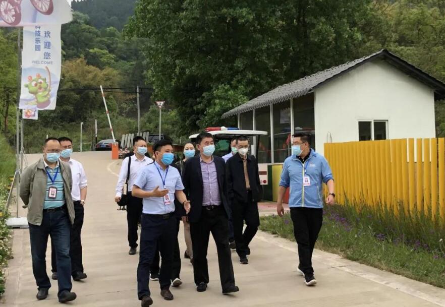 Z6尊龙凯时集团向导到金龙长城景区调研指导事情